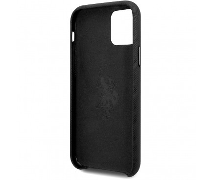 Husa Cover US Polo TPU Wrapped pentru iPhone 11 Pro Max USHCN65PUBK Black thumb