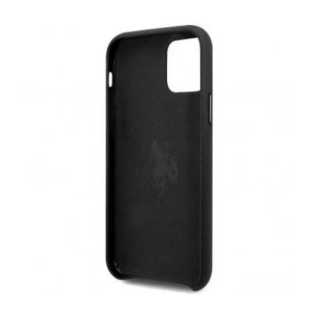 Husa Cover US Polo TPU Wrapped pentru iPhone 11 Pro Max USHCN65PUBK Black