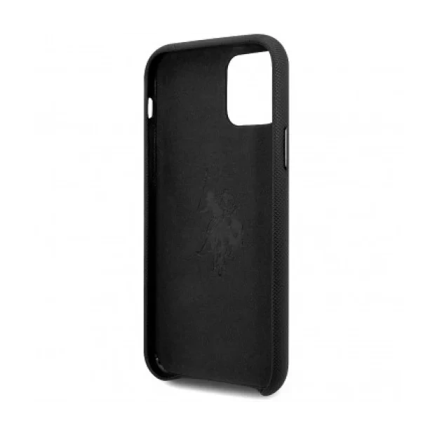 Husa Cover US Polo TPU Wrapped pentru iPhone 11 Pro Max USHCN65PUBK Black