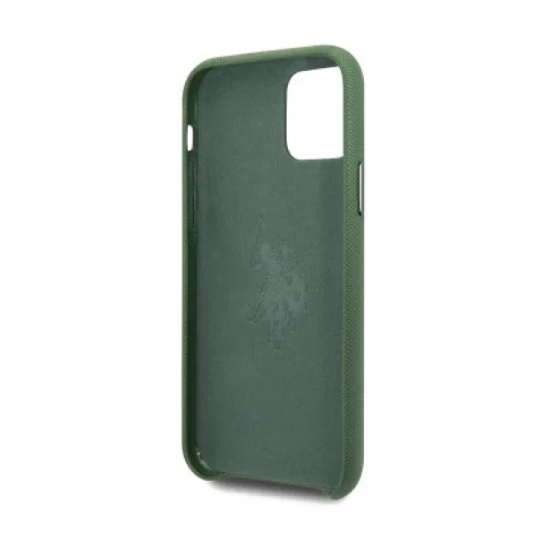 Husa Cover US Polo TPU Wrapped pentru iPhone 11 Pro Max USHCN65PUGN Green