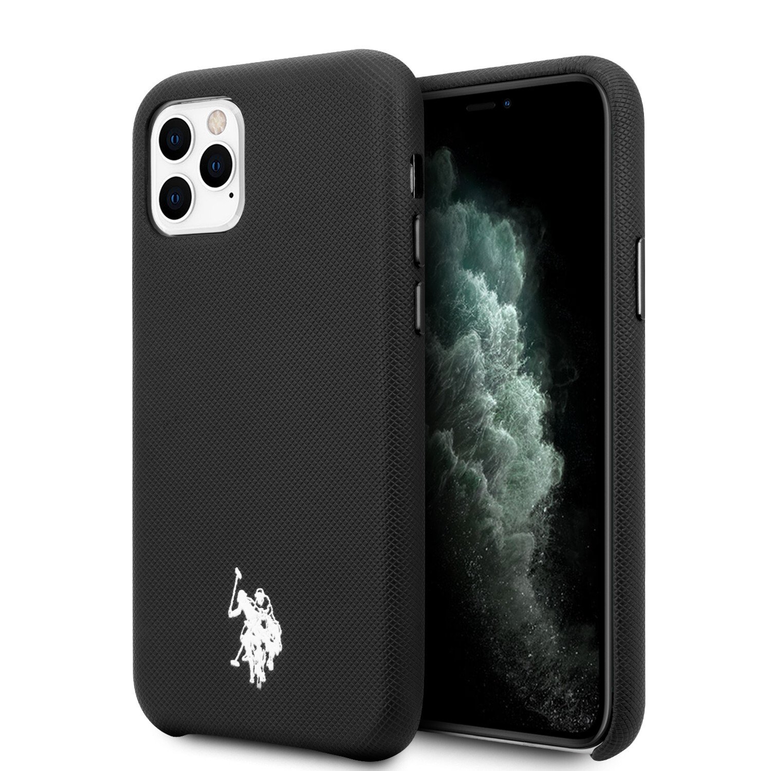 Husa Cover US Polo TPU Wrapped pentru iPhone 11 Pro Negru thumb