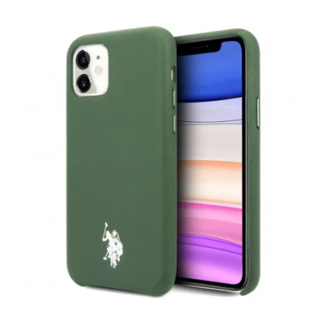 Husa Cover US Polo TPU Wrapped pentru iPhone 11 USHCN61PUGN Green