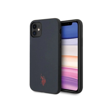 Husa Cover US Polo Type Collection pentru iPhone 11 Bleumarin