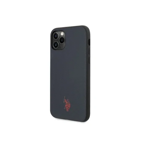 Husa Cover US Polo Type Collection pentru iPhone 11 Pro Max Bleumarin