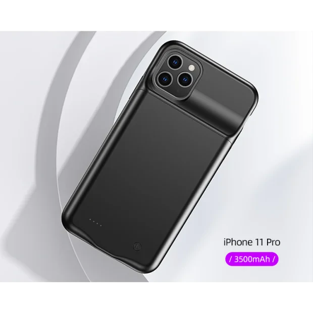 Husa Cu Baterie iPhone 11 Pro, Usams 3500mAh, Negru
