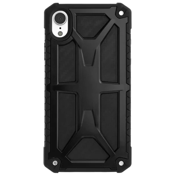 Husa Defender iPhone XR, Negru Contakt