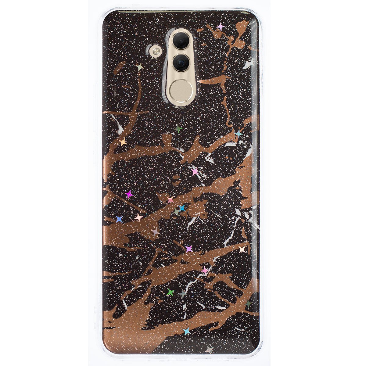 Husa Fashion Huawei Mate 20 Lite, Marble Negru thumb