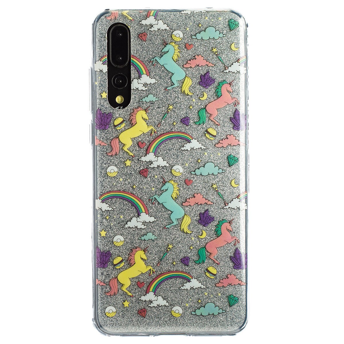 Shelling belt ugly Husa Fashion Huawei P20 Pro ,Glitter Unicorn - Contakt.ro