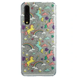 Husa Fashion Huawei P20 Pro ,Glitter Unicorn