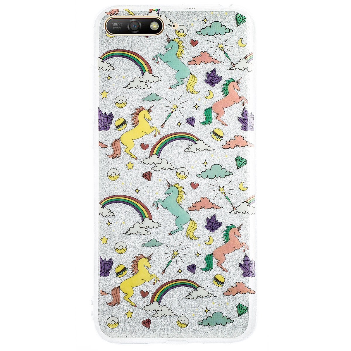 Husa Fashion Huawei Y6 2018 ,Glitter Unicorn thumb