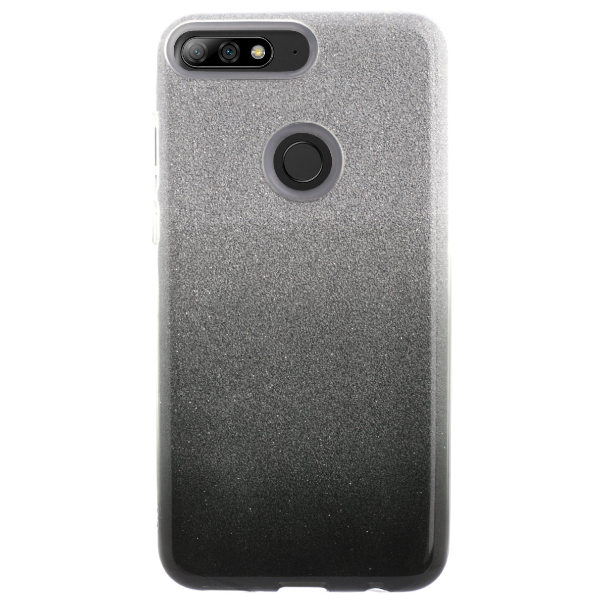 Husa Fashion Huawei Y7 Prime 2018, Contakt Glitter Neagra thumb