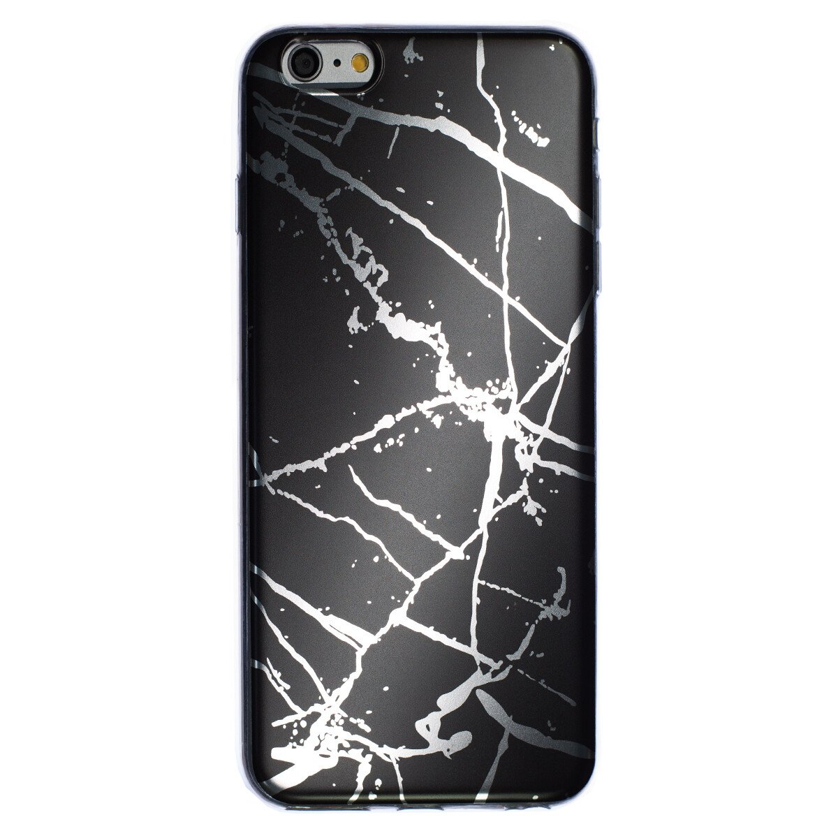 Husa Fashion iPhone 6 Plus, Marble Negru thumb