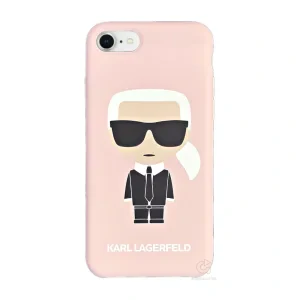 Husa Fashion iPhone 7/8/SE 2 Ikonik Karl Lagerfeld Roz