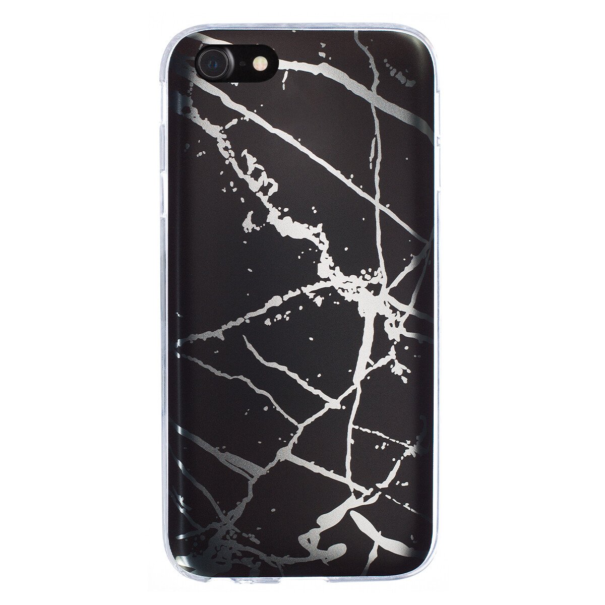 Husa Fashion iPhone 7/8/SE 2, Marble Negru thumb