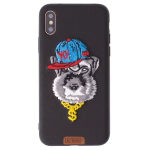 Husa Fashion iPhone X, Black Pastoral, WK