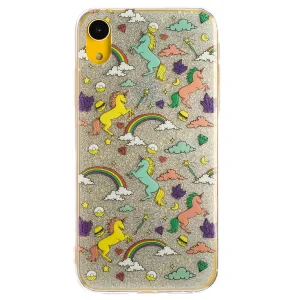 Husa Fashion iPhone XR, Glitter Unicorn