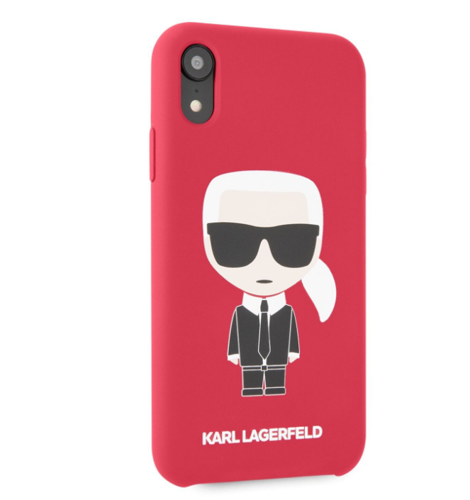 Husa Fashion iPhone XR Rosu Ikonik Karl Lagerfeld thumb