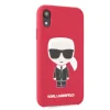 Husa Fashion iPhone XR Rosu Ikonik Karl Lagerfeld