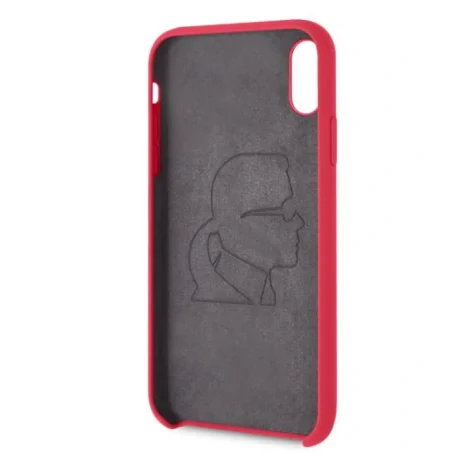 Husa Fashion iPhone XR Rosu Ikonik Karl Lagerfeld