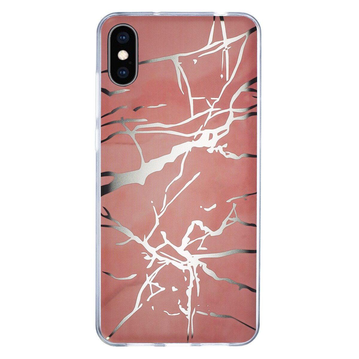 Husa Fashion iPhone XS Max, Marble Roz thumb