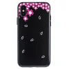 Husa Fashion iPhone X/XS, Pink Flowers