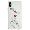 Husa Fashion iPhone X/XS, White My Sweet