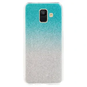 Husa Fashion Samsung Galaxy A6 2018, Glitter Argintie