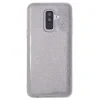 Husa Fashion Samsung Galaxy A6 Plus 2018, Contakt Glitter Argintiu