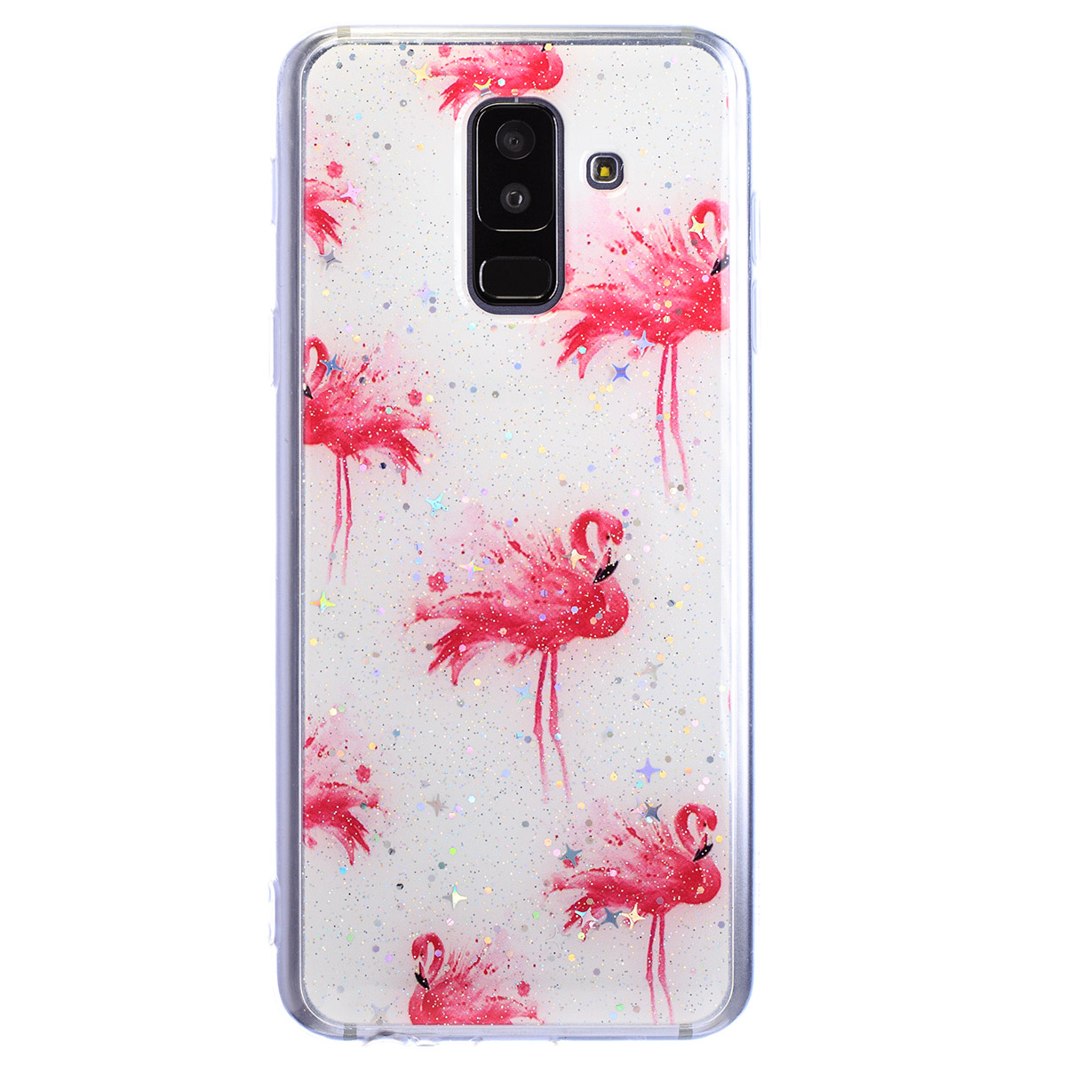Husa Fashion Samsung Galaxy A6 PLus 2018, Flamingo thumb