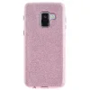 Husa Fashion Samsung Galaxy A8 2018, Contakt Glitter Roz