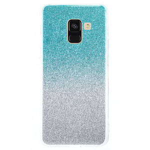 Husa Fashion Samsung Galaxy A8 2018, Glitter Argintie