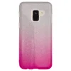 Husa Fashion Samsung Galaxy A8 2018, Glitter Roz