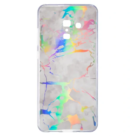 Husa Fashion Samsung Galaxy A8 2018, Marble Alb