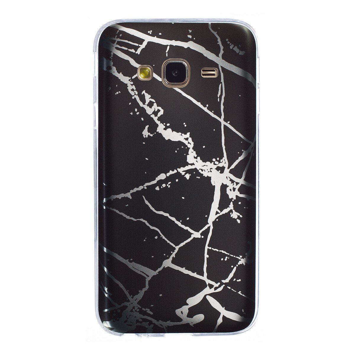 Husa Fashion Samsung Galaxy J3 2016, Marble Negru thumb