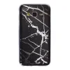 Husa Fashion Samsung Galaxy J3 2016, Marble Negru