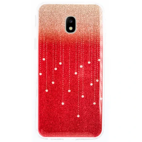 Husa Fashion Samsung Galaxy J3 2017, Glitter Rosie
