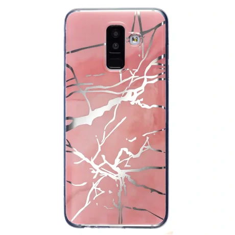 Husa Fashion Samsung Galaxy J3 2017, Marble Roz