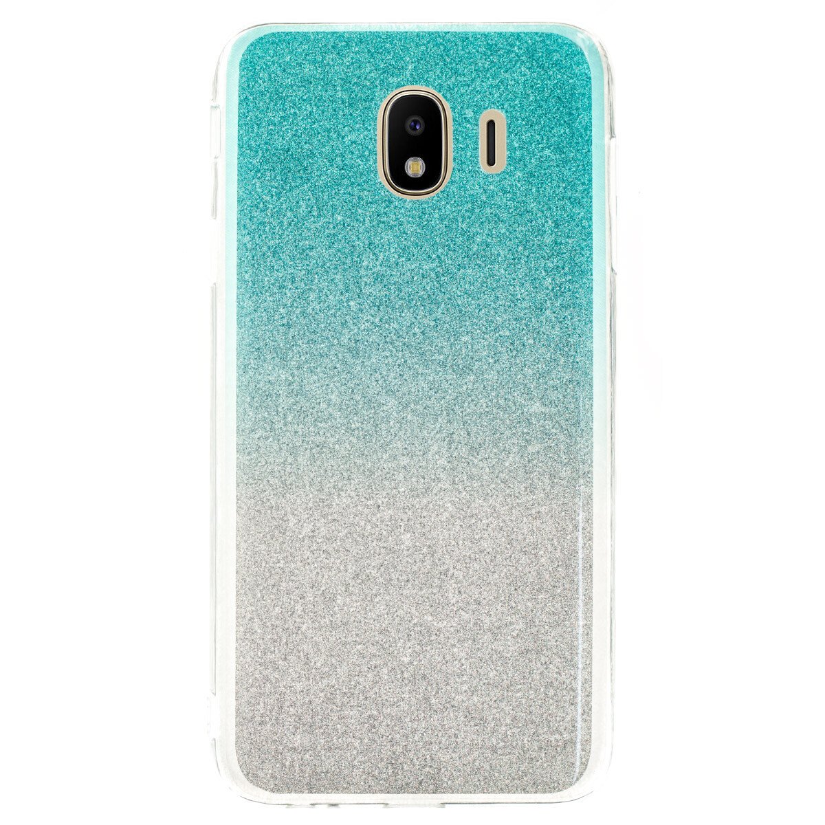 Husa Fashion Samsung Galaxy J4 2018, Glitter Argintie thumb