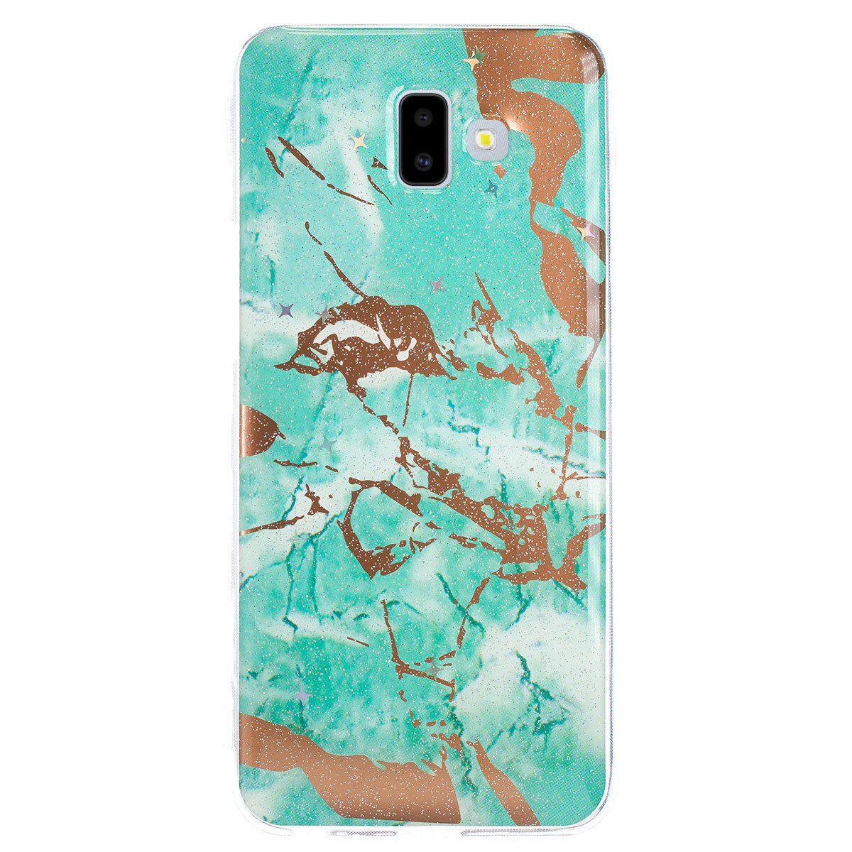 Husa Fashion Samsung Galaxy J4 Plus 2018, Marble Verde thumb