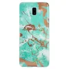 Husa Fashion Samsung Galaxy J4 Plus 2018, Marble Verde