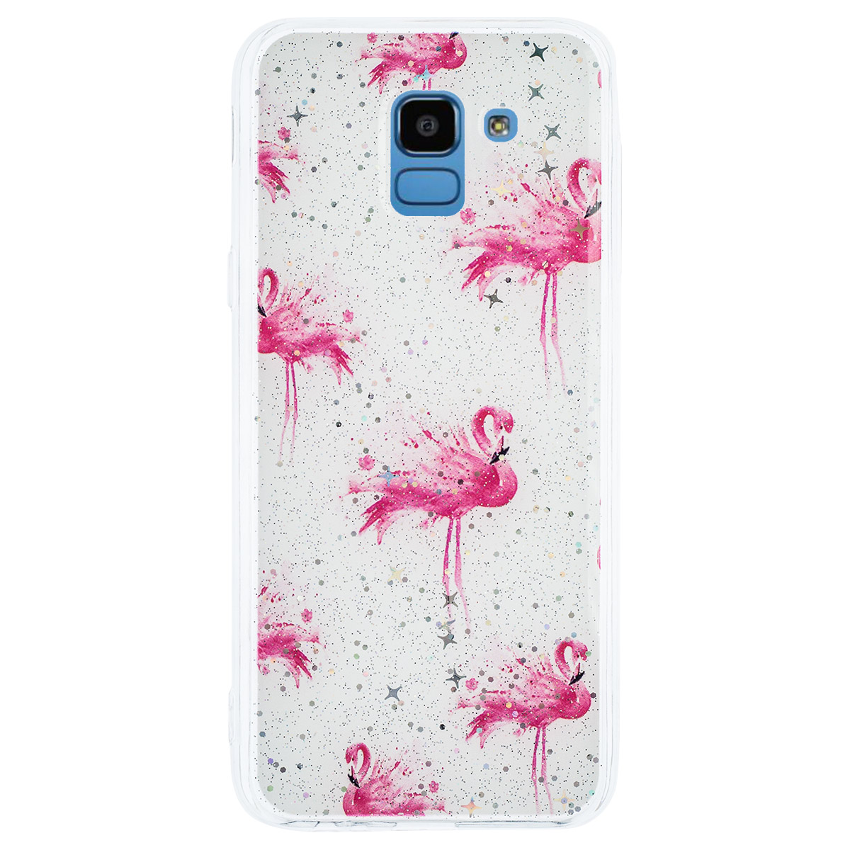 Husa Fashion Samsung Galaxy J6 2018, Flamingo thumb