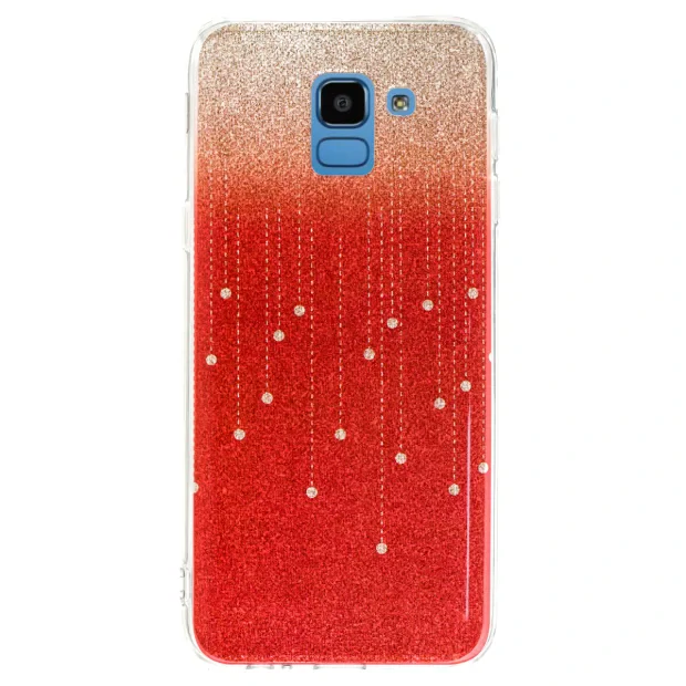 Husa Fashion Samsung Galaxy J6 2018, Glitter Rosie