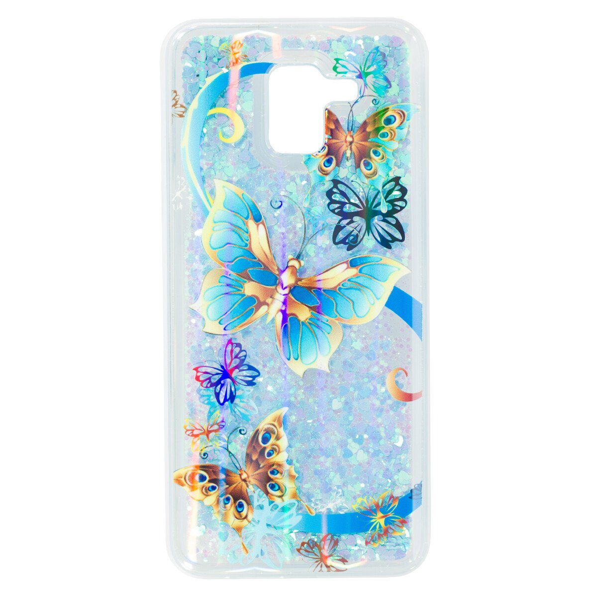 Husa fashion Samsung Galaxy J6 2018, Liquid Butterfly thumb