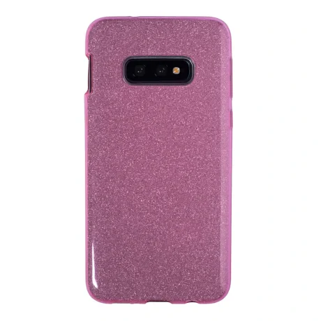 Husa Fashion Samsung Galaxy S10 E, Glitter Roz