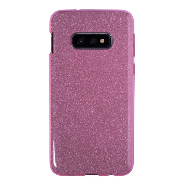 Husa Fashion Samsung Galaxy S10 E, Glitter Roz