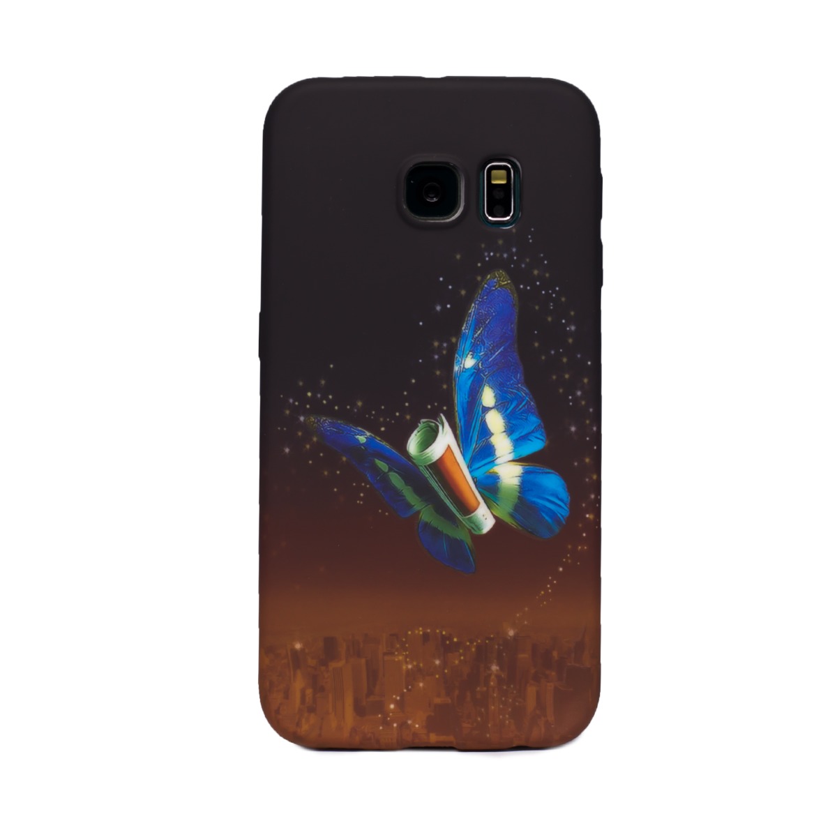 Husa Fashion Samsung Galaxy  S6 Edge, Message Butterfly thumb