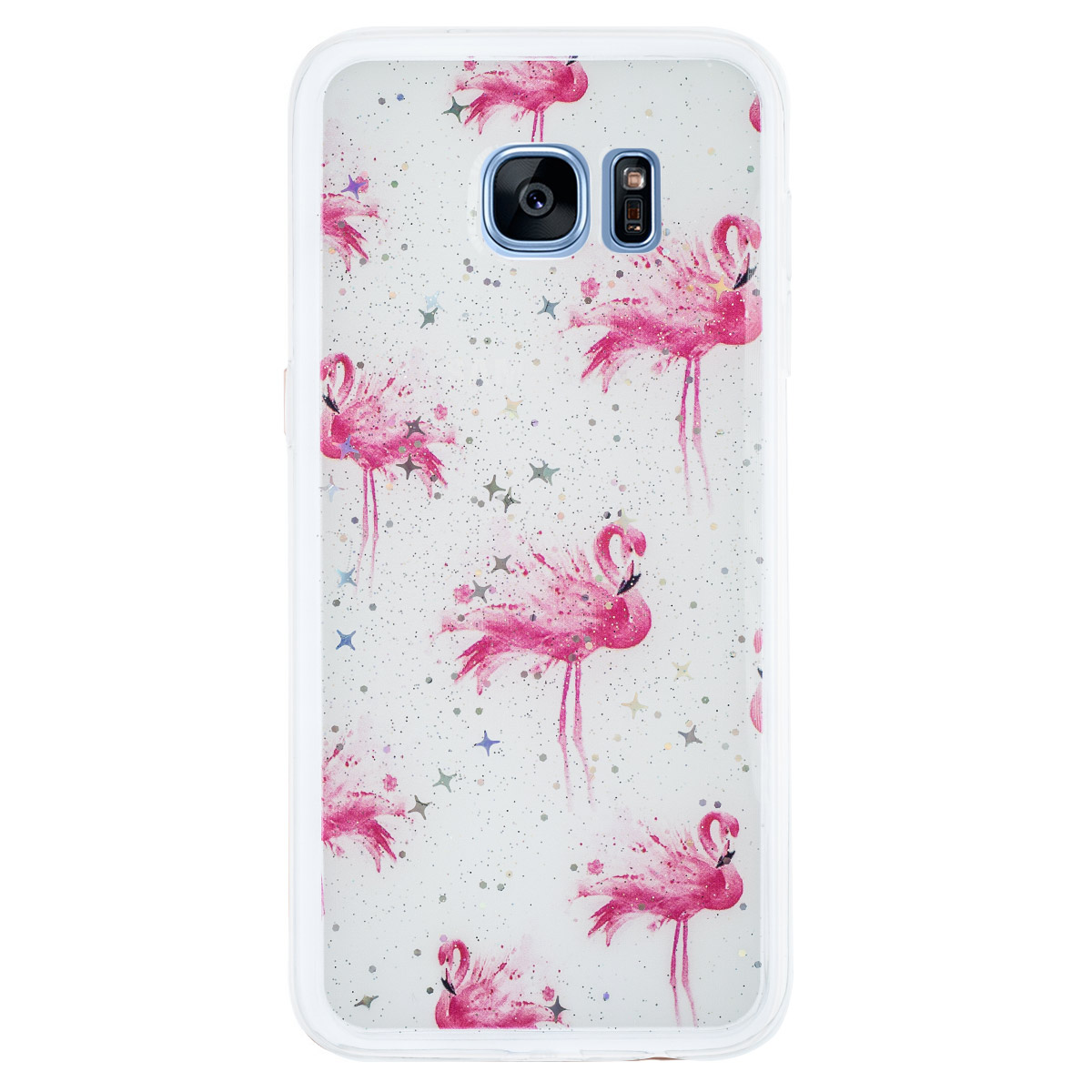 Husa Fashion Samsung Galaxy S7 Edge, Flamingo thumb