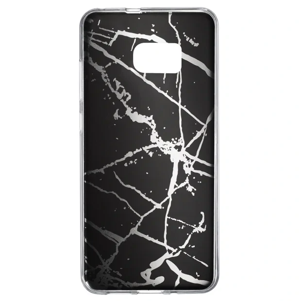 Husa Fashion Samsung Galaxy S7 Edge, Marble Negru