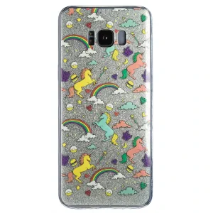 Husa Fashion Samsung Galaxy S8 Plus, Glitter Unicorn