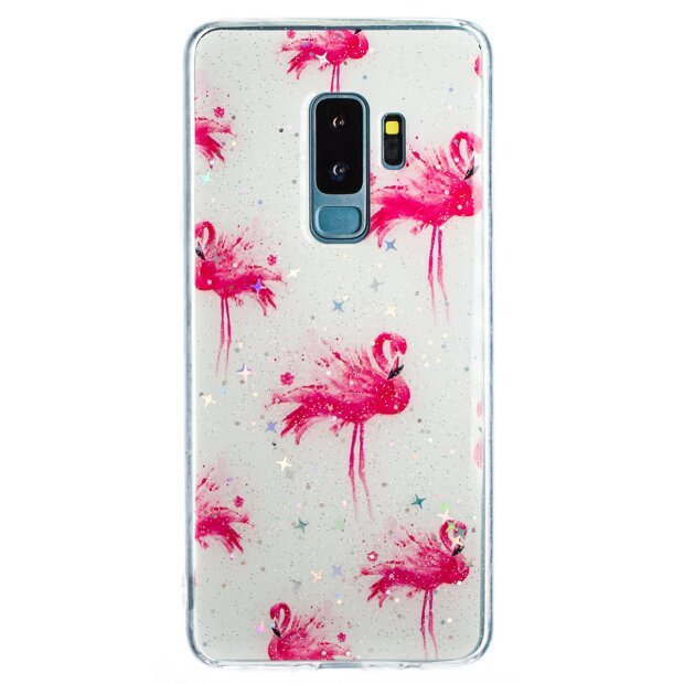 Husa Fashion Samsung Galaxy S9 Plus, Flamingo
